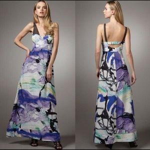 Leifsdottir Lake Reflection Silk Maxi Dress